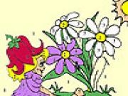 Jouer à Sweet fairy and blossoms coloring