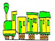 Jouer à Sweet school train coloring