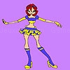 Jouer à Belly dancer girl coloring