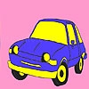 Jouer à Little crooked car coloring