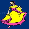 Jouer à Gaby flamenco dance coloring