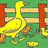 Jouer à Duckie in the farm coloring