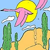 Jouer à Pink storks coloring