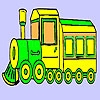 Jouer à Historic fast train coloring