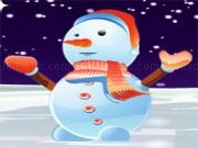 Jouer à Lovely snowman dressup