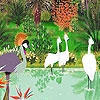 Jouer à Fabulous birds in the river puzzle