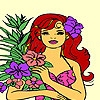 Jouer à Florist girl coloring
