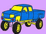 Jouer à Fast mountain jeep coloring