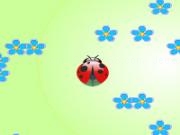 Jouer à Ladybug and flowers
