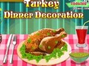 Jouer à Turkey dinner decoration