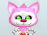 Jouer à Pink dress up kitten