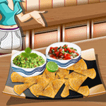 Jouer à Nachos and dip - sara's cooking class