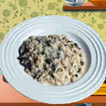Jouer à Baked mushroom risotto