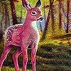 Jouer à Pink deer in the woods slide puzzle