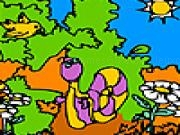 Jouer à Little snail in woods coloring