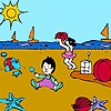 Jouer à Best friends at the beach coloring