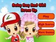Jouer à Baby boy and girl dress up