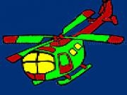 Jouer à Fast vacation helicopter coloring