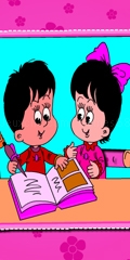 Jouer à Good time kids coloring