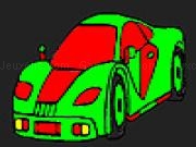Jouer à Hot rod car coloring
