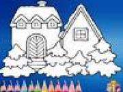 Jouer à Christmas house coloring
