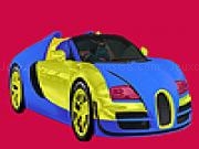 Jouer à Bright two color car coloring