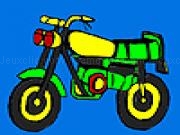 Jouer à Big red motorcycle coloring