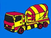 Jouer à Heavy construction truck coloring