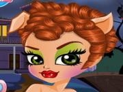 Jouer à Howleen wolf day in hair salon dressup