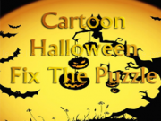Jouer à Cartoon halloween fix the puzzle