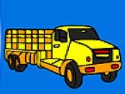 Jouer à Long village truck coloring