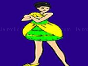 Jouer à Shy ballerina coloring