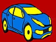 Jouer à Blue city car coloring