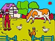 Jouer à Farmer and big animal garden coloring