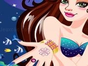 Jouer à Dazzling mermaid nails makeover 123girlgames