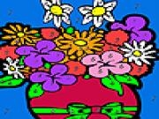 Jouer à Spring house flowers coloring