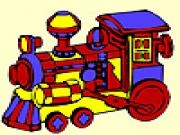 Jouer à Locomotive in the museum coloring