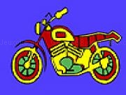 Jouer à Simple colorful motorcycle coloring