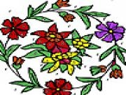 Jouer à Circle flowers coloring