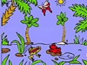 Jouer à Red frog and friends in the lake coloring