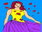 Jouer à Alone purple dress girl coloring