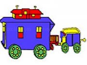 Jouer à Old village carriage coloring