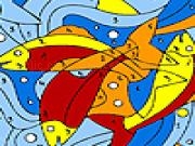 Jouer à Orange fishes coloring