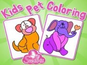 Jouer à Kids pet coloring