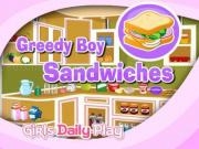 Jouer à Greedy boy sandwiches