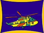 Jouer à Equipped helicopter coloring