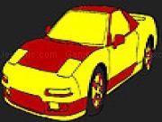 Jouer à Red fast sky car coloring