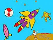 Jouer à Astronaut friends in space coloring