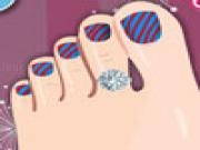 Jouer à Stylish girl pedicure game