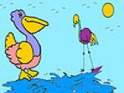 Jouer à Two friends on the puddle coloring